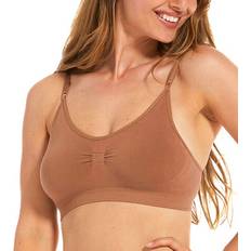 Magic BH Comfort Bra Spaghetti Straps Bamboo Mocca Dame