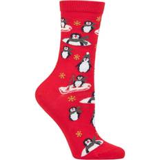 Charnos Socks Charnos Ladies Pair Penguin Socks Multi One Red