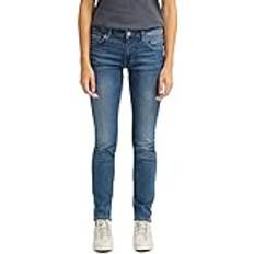 Mustang Damen Comfort Fit Style Rebecca Jeans, Blau Medium Bleach 312 32L