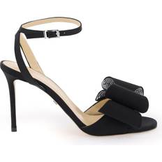 Mach & Mach Black 'Le Cadeau' Heeled Sandals IT