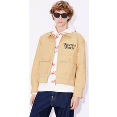 Kenzo Outerwear Kenzo By Verdy' Cropped Jacket Camel Mens