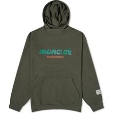 Moncler S Jumpers Moncler Genius x Salehe Bembury Green Printed Hoodie Green