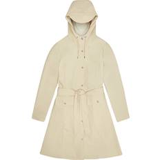 Beige Rain Jackets & Rain Coats Rains Curve W Jacket - Dune