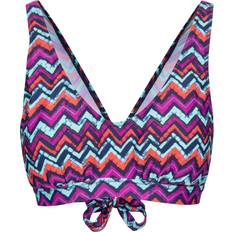 XS Bikini Tops Trespass Natalia Womens Printed Bikini Top Navy