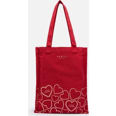 Fabric Tote Bags Radley Valentines Medium Cotton-Canvas Tote Bag Pink