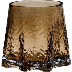 Cooee Design Gry Cognac Candle Holder 9cm