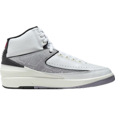 Nike Air Jordan 2 Retro M - White/Black/Sail/Fire Red