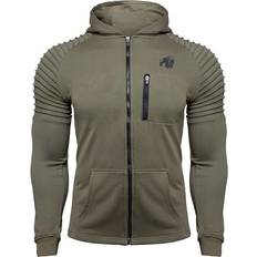 Gorilla Wear Delta Zipped Hoodie - Army Green