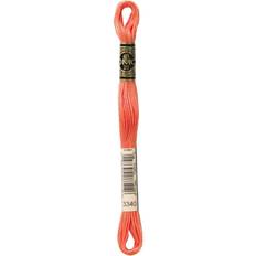 DMC Mouline Special 25 Cotton Thread 3340 Orange 8m