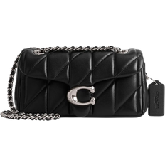 Coach Tabby Shoulder Bag 20 With Quilting - Novelty Leather/Silver/Black