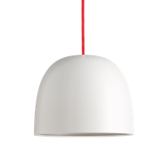 Piet Hein Super White/Red Pendant Lamp 21.5cm