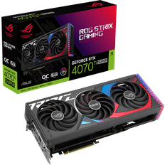GeForce RTX 4070 Ti Super - Nvidia GeForce Graphics Cards ASUS ROG Strix GeForce RTX 4070 Ti SUPER OC 2xHDMI 3xDP 16GB