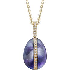 Faberge John Pendant - Gold/Blue/Diamond