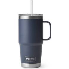 Blue Cups & Mugs Yeti Rambler with Straw Lid Travel Mug 73.9cl
