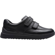 Clarks Kid's Goal Style - Black Leather