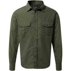 Green Shirts Craghoppers Kiwi Long Sleeve Shirt - Cedar