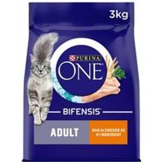 Purina One Adult Dry Cat Food 3kg Chicken Whole Grains