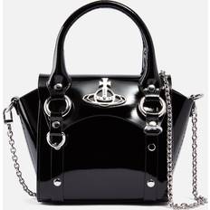 Vivienne Westwood Betty Mini Patent-Leather Bag Black
