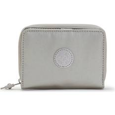 Kipling Wallet & Purses Money Love Bright Metallic Silver Medium Woman 100% Polyamide