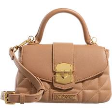 Love Moschino Messenger Bags Love Moschino Satchels Click Heart brown Satchels for ladies unisize