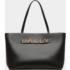 Bally Spell Tragetasche Aus Schwarzem Leder