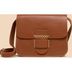 White Stuff Evie Leather Satchel In Tan