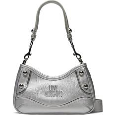 Love Moschino Bucket Bags Love Moschino Rock'N Hobo bag silver