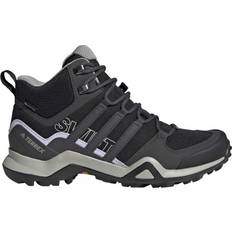Adidas 41 ½ - Women Hiking Shoes adidas Terrex Swift R2 Mid GTX W - Core Black/Dgh Solid Grey/Purple Tint