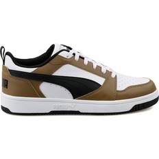 Puma Rebound V6 Low - White/Black/Chocolate Chip