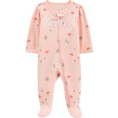 Carter's Baby's Little Sister 2-Way Zip Cotton Sleep & Play Pajamas - Pink