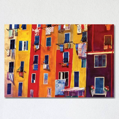 ClassicLiving Portovenere Multicolour Framed Art 30.5x20.3cm