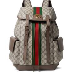 Gucci Backpacks Gucci Ophidia GG Medium Backpack - Beige/Ebony