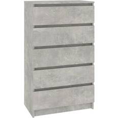 vidaXL 823020 Concrete Grey Chest of Drawer 60x103cm