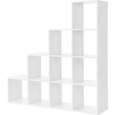 Songmics Vasagle White Book Shelf 129.5cm