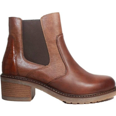 Block Heel Chelsea Boots Remonte D1A71-22 - Brown