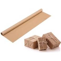 Tallon 6 Rolls Kraft Brown Gift Wrapping Paper Christmas Birthday 4mx70cm Brown