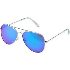 Ultra Pilot Style Unisex UV400 Silver Frame with