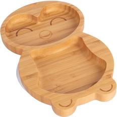 Tiny Dining Penguin Bamboo Baby Suction Plate White