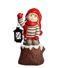 Det Gamle Apotek Gnome w/Lantern Multicolour Decoration 40cm