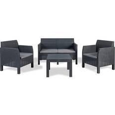 Toomax Matilde Outdoor Lounge Set, 1 Table incl. 2 Chairs & 1 Sofas