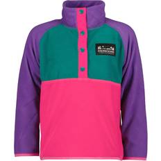 Didriksons Fleece Garments Didriksons Monte Kid's Half Button - True Pink