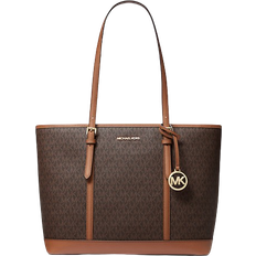 Michael Kors Jet Set Travel Large Logo Tote Bag - Brown