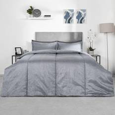 Bed Linen OHS Soft Coverless Duvet Cover Grey (200x135cm)