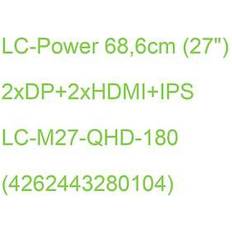 LC-Power 2xdp+2xhdmi+ips lc-m27-qhd-180 4262443280104