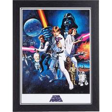 Black Framed Art Star Wars A New Hope Sheet Framed Art