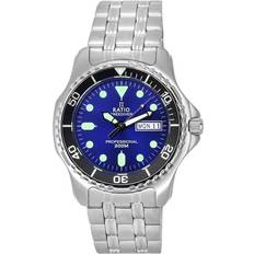 ratio FreeDiver Professional Saphir Sunray blaues Zifferblatt Quarz 36JL140-BLU 200M