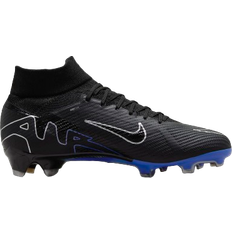 Nike Firm Ground (FG) - Women Football Shoes Nike Zoom Mercurial Superfly 9 Pro FG - Black/Hyper Royal/Chrome