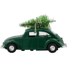 House Doctor MINI Xmas Cars Green Decoration 5cm