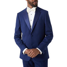 Long Sleeves Suits Burton Slim Fit Tuxedo Suit Jacket - Navy