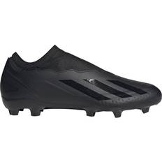 Adidas Firm Ground (FG) - Textile Football Shoes adidas X Crazyfast.3 Laceless FG Soccer Cleats - Core Black
